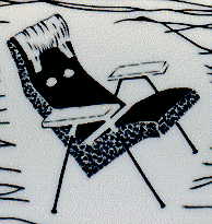 closeup of armchair from homemaker plate