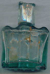 victorian ink bottle: right side view