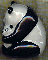 wade natwest money box panda: left side view