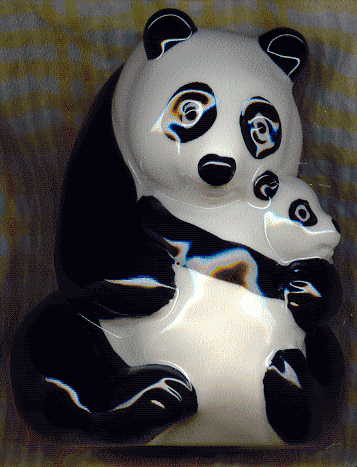 wade natwest money box panda: front view