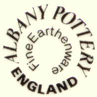 maker's mark on reverse of plate: 'Albany Pottery, Fine Earthenware, England.'